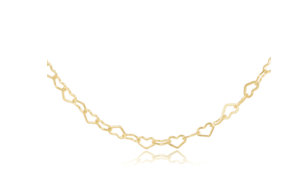 15" Choker Love Chain - Gold Necklaces enewton