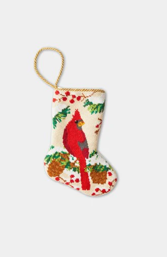 Christmas Cardinal Seasonal Bauble Stockings   