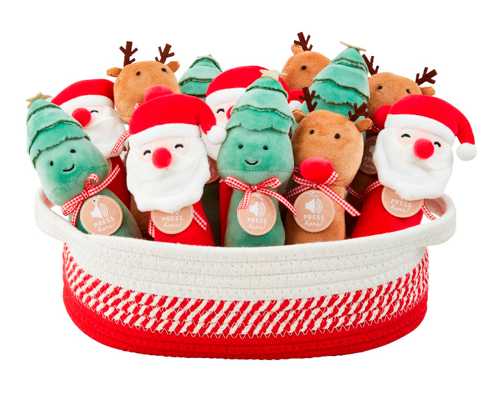 Christmas Musical Rattles - Assorted Seasonal Mudpie   