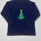 Boys Dk. Royal Sweatshirt w/ Christmas Tree Boys Sweaters + Sweatshirts Luigi   