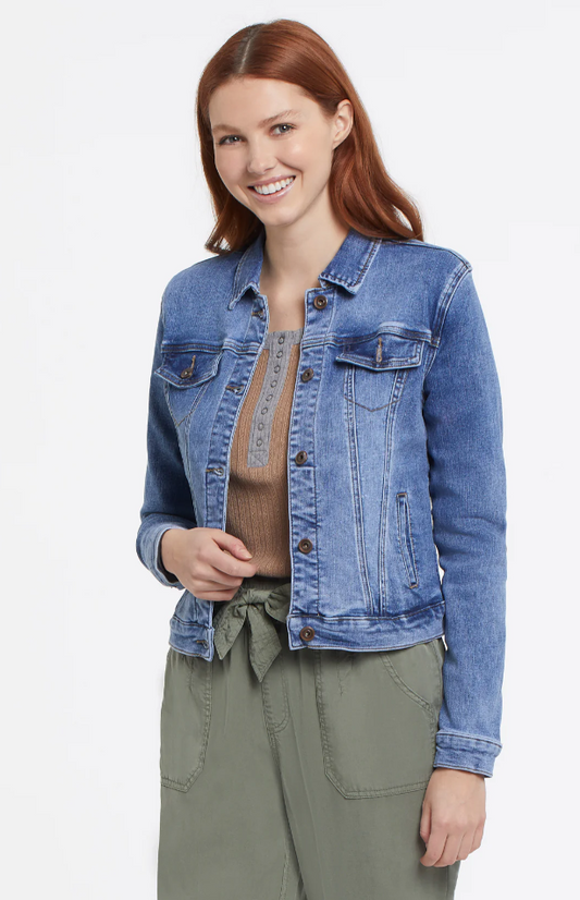 Classic Fit Denim Jacket Outerwear Tribal   