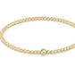 Classic Gold 3mm Bead Bangle Bracelets enewton   