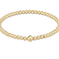 Classic Gold 4mm Bead Bangle Bracelets enewton   