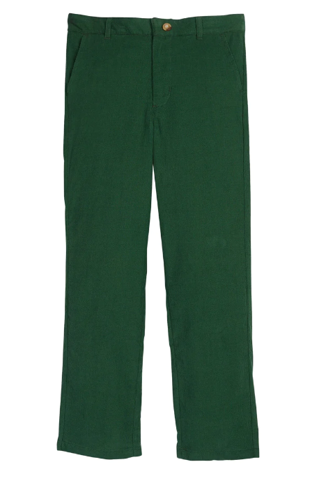 Classic Pants - Hunter Green Corduroy Clothing Little English   