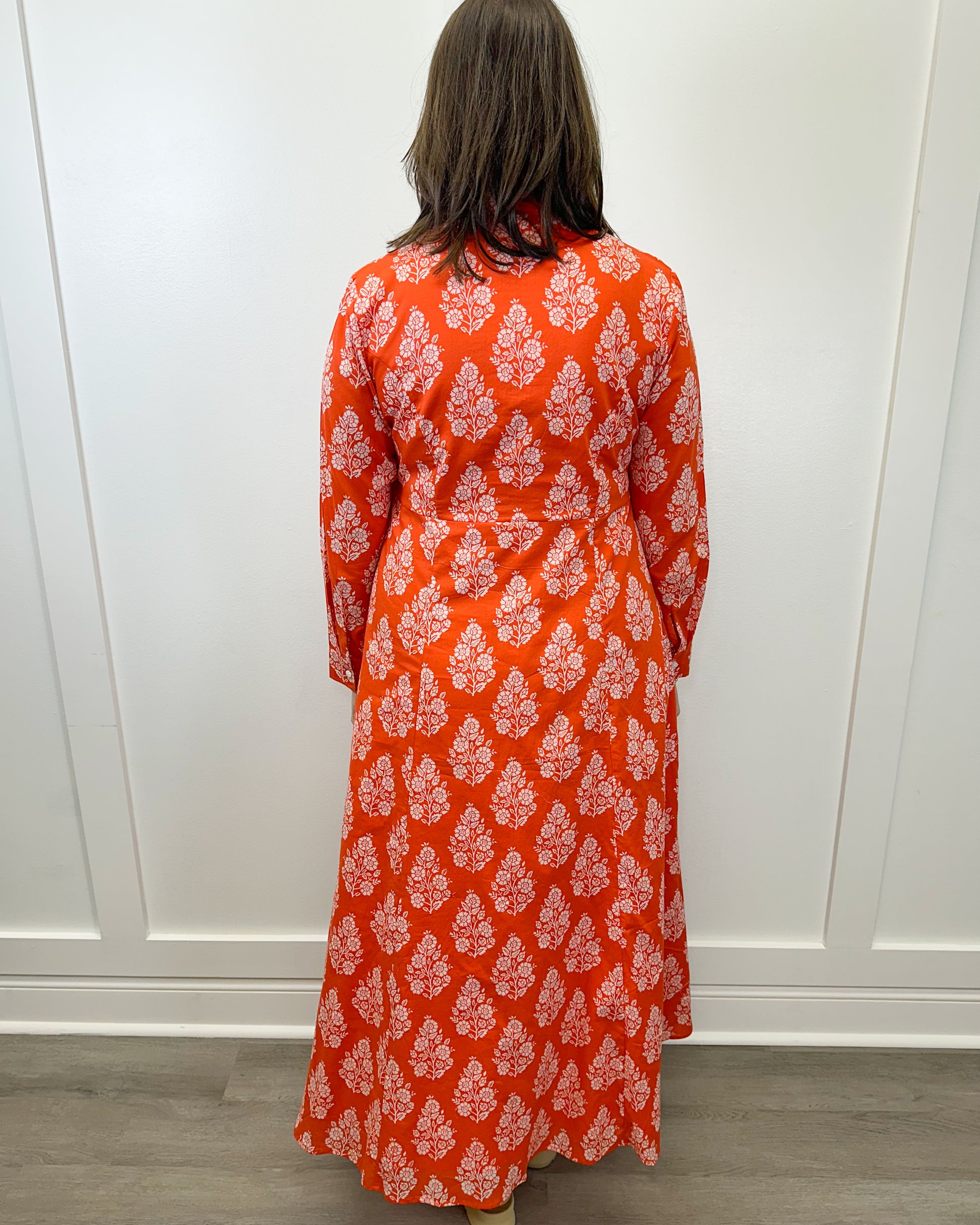 Classic Shirtdress - Flower Bunch Long Dresses Livro