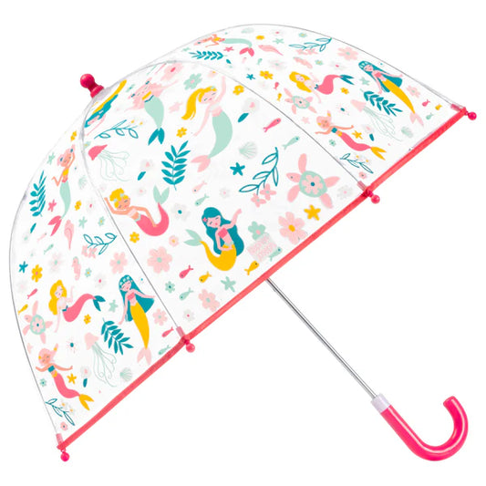 Color Changing Clear Umbrella - Mermaid Kids Hair Accessories Stephen Joseph