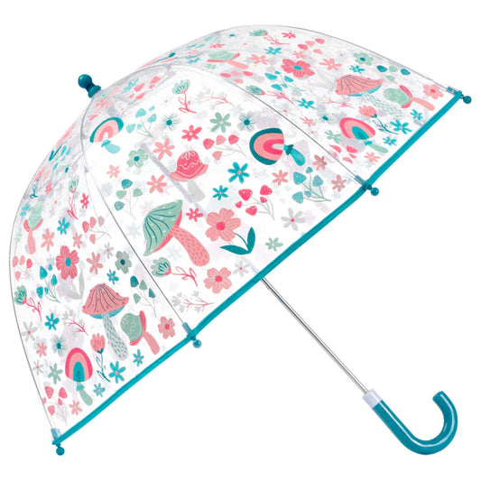 Color Changing Clear Umbrella - Mushroom Kids Hair Accessories Stephen Joseph