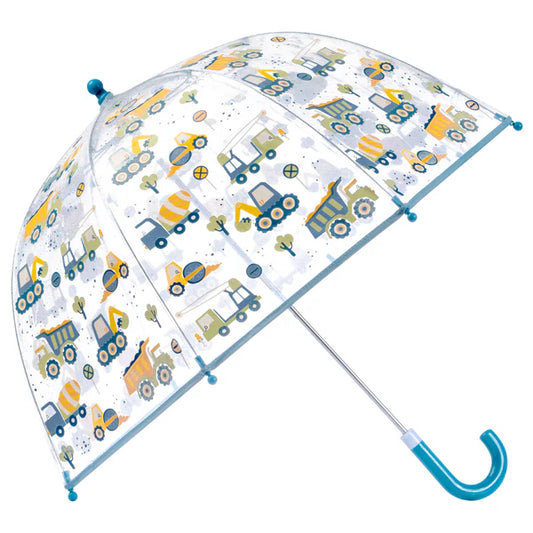 Color Changing Clear Umbrella - Construction Kids Hair Accessories Stephen Joseph