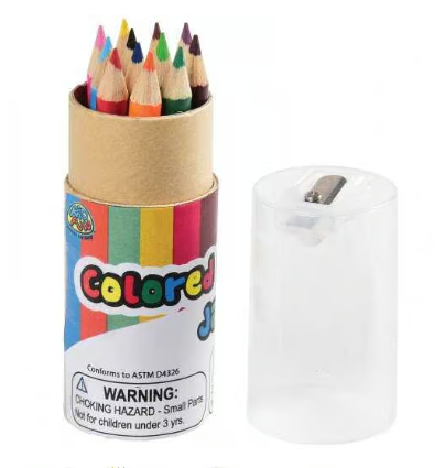 Colored Pencils Jar Toys U.S. Toy Company   