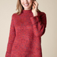 Confetti Funnel Neck Pullover - Apple Sweaters Habitat   