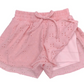 Eyelet Butterfly Shorts - Coral Girls Shorts Be Elizabeth by James & Lottie   