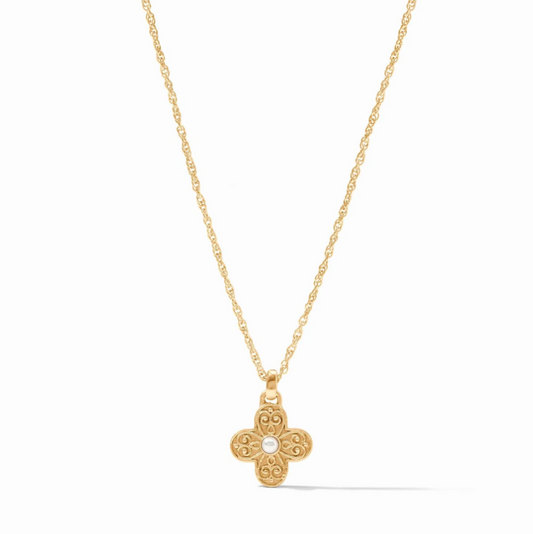 Malta Corinth Delicate Necklace - Gold - Pearl Necklaces Julie Vos   
