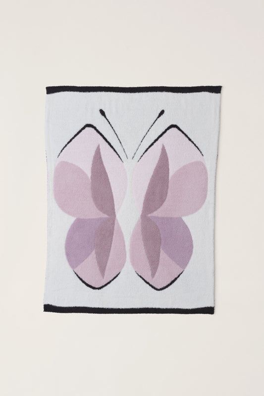 CozyChic Abstract Butterfly Stroller Blanket