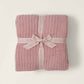 Cozychic Ribbed Throw - Dusty Coral Textiles Barefoot Dreams