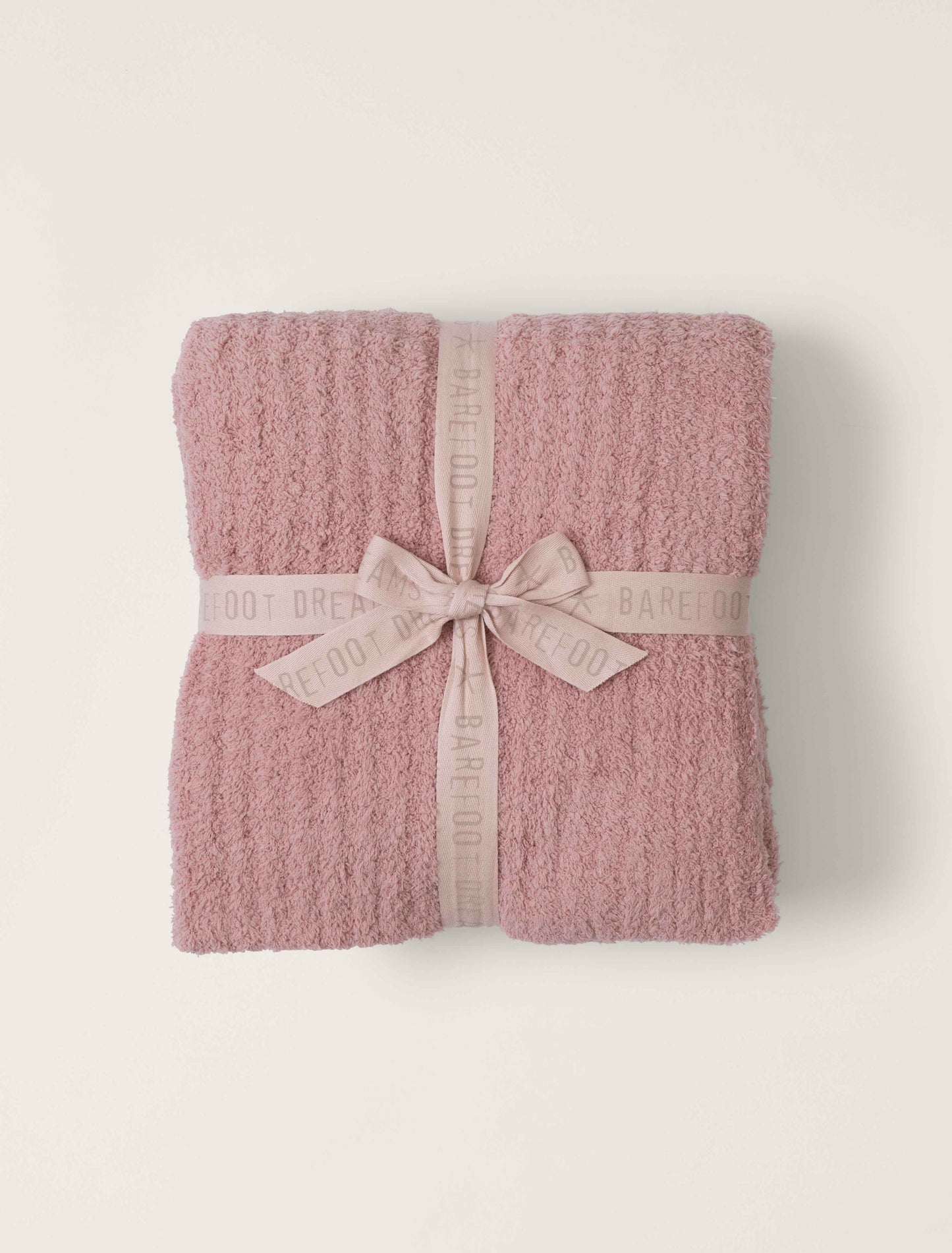 Cozychic Ribbed Throw - Dusty Coral