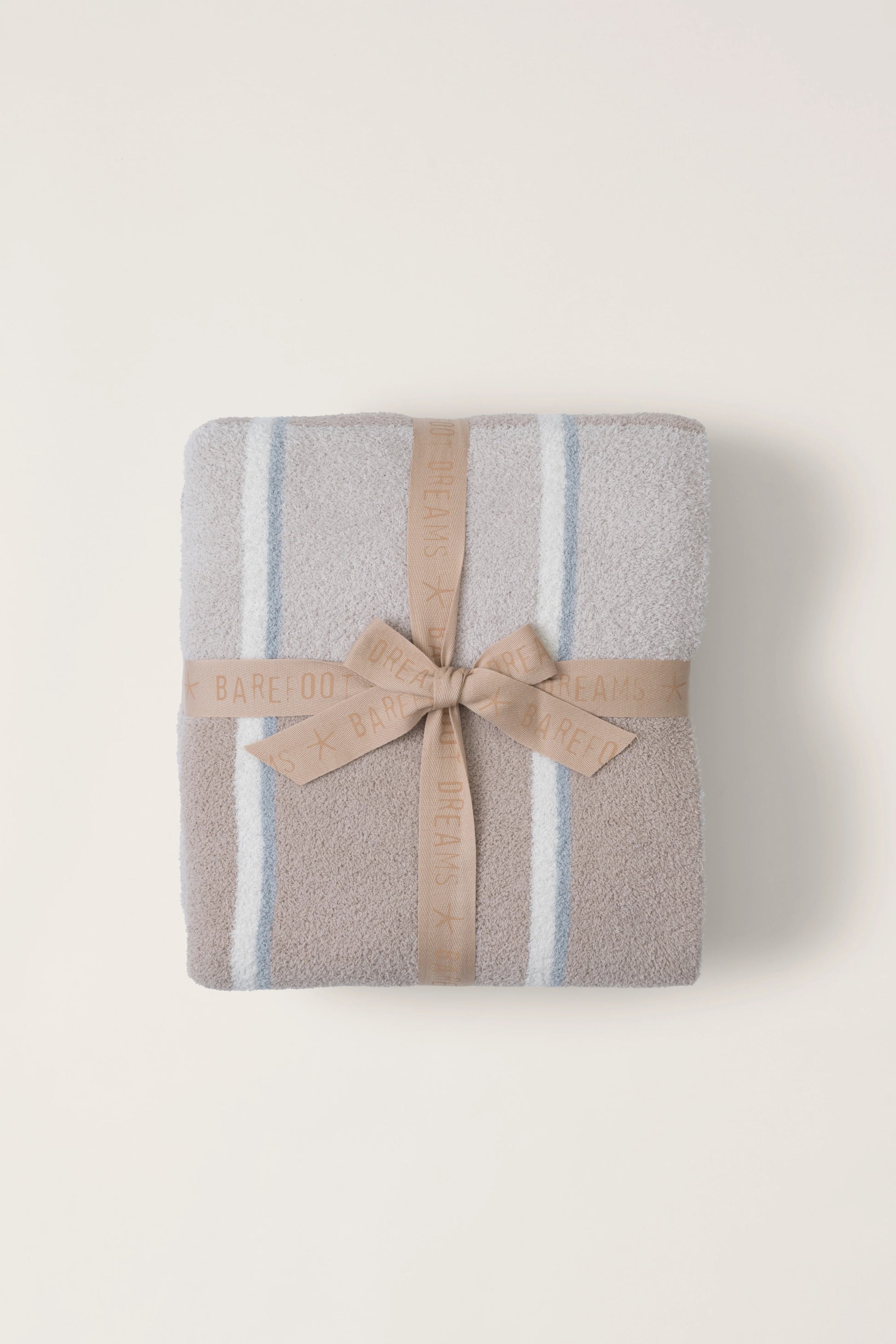 Cozychic Accent Stripe Throw - Stone Multi Textiles Barefoot Dreams