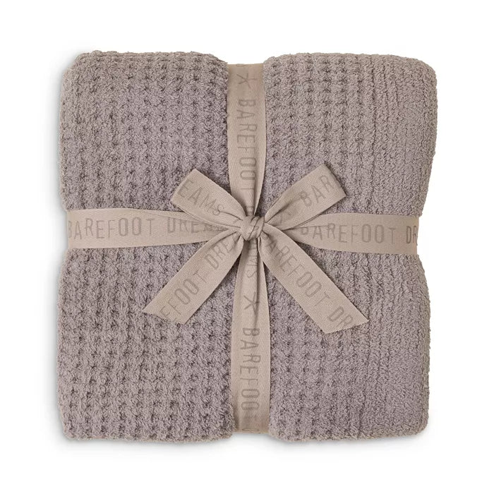 Cozychic Waffle Throw - Beach Rock Textiles Barefoot Dreams   