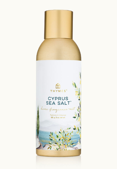 Cyprus Sea Salt Home Fragrance Mist Kitchen + Entertaining Thymes   