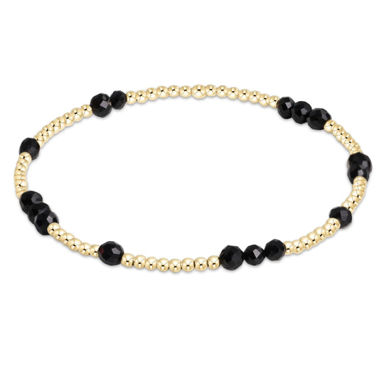 Extend Hope Unwritten Gemstone Bracelet - Faceted Onyx Bracelets enewton