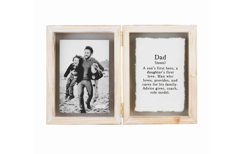 Small Dad Wood Acrylic Frame Home Decor Mudpie   