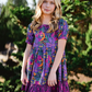 Kenzie Dress - Dahlia Purple Girls Occasion Dresses Briton Court   