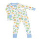 Dino Dreams Light Blue Toddler Long Pajamas Kids Pajamas Magnolia Baby   