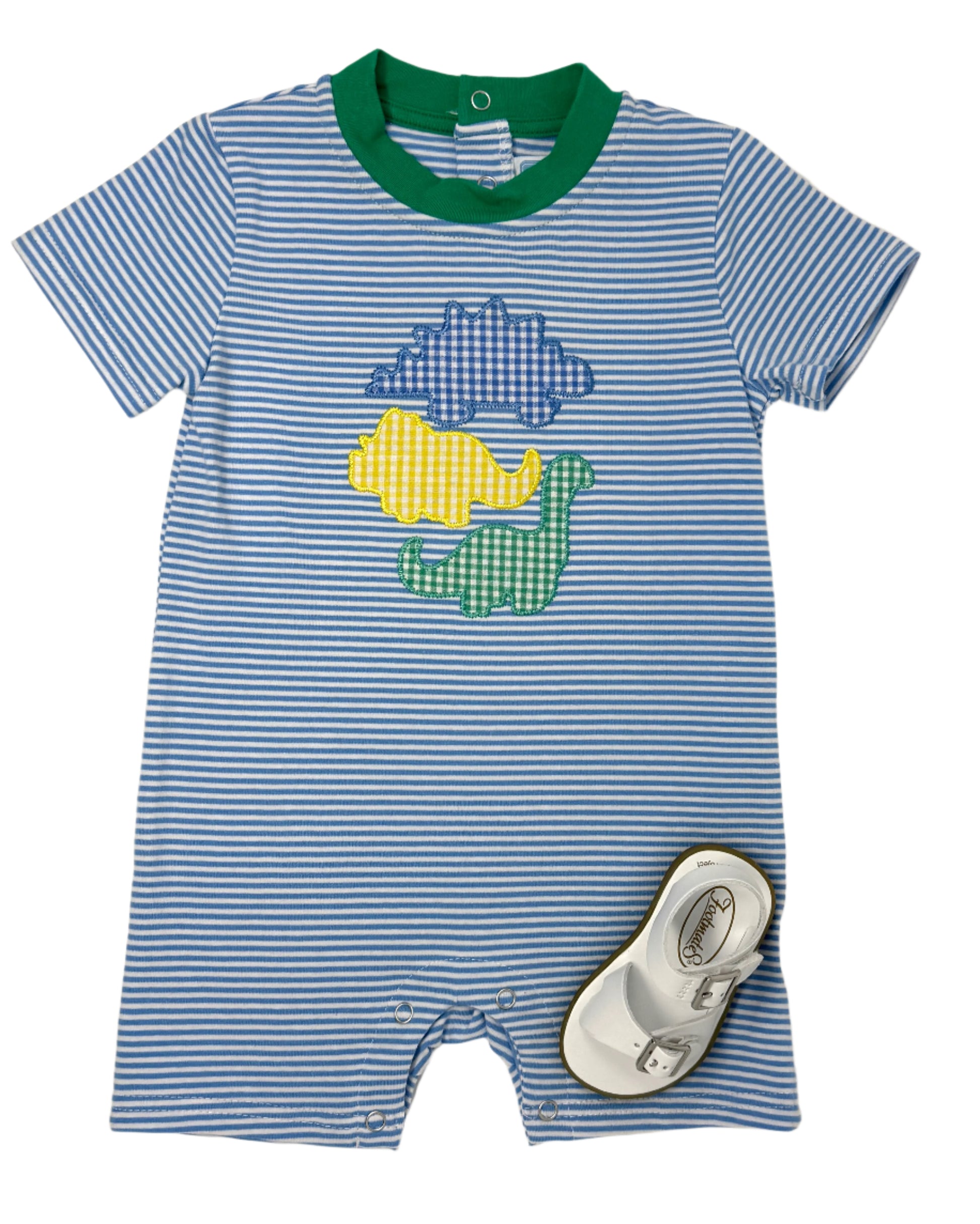 Dinosaur Romper Boys Bubbles + Rompers Trotter Street Kids