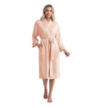 Dream Shawl Collar Robe - Apricot Lounge Softies   