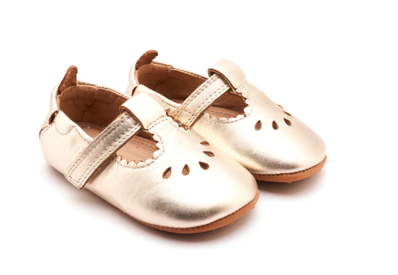 Droplet Baby - Gold Girls Shoes Old Soles