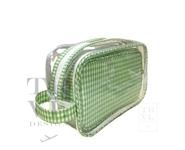 Duo Gingham Clear - Gingham Leaf Kids Backpacks + Bags TRVL Design   