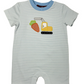 Easter Time Applique Boys Romper Boys Bubbles + Rompers Millie Jay