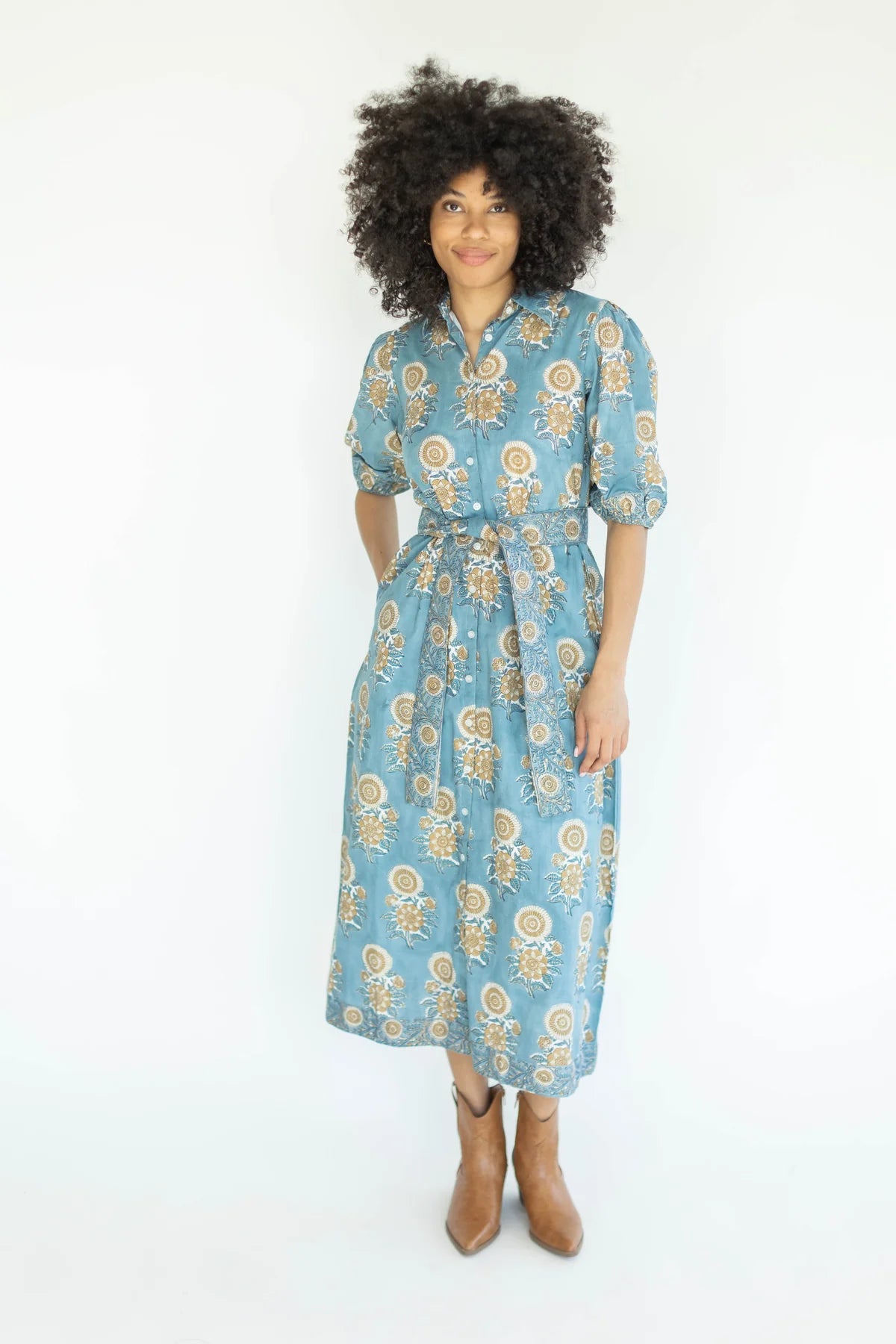 Eden - Cerulean Long Dresses Victoria Dunn Design   