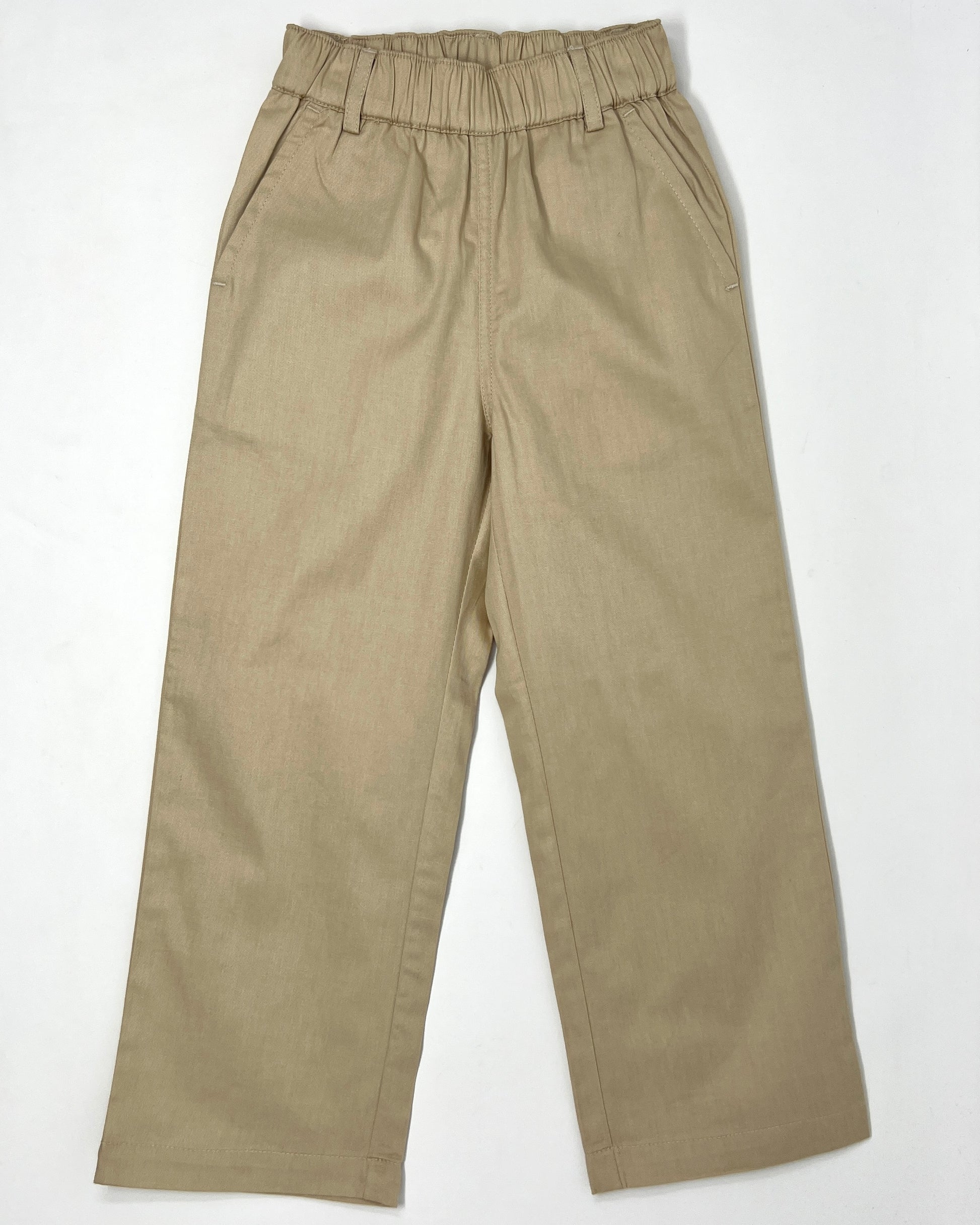 Elastic Pants - Khaki Boys Pants Southbound   