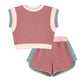 Ellie Everyday Set - Poppy Pink/Palmer Pink/Sage Girls Sets Set Proper