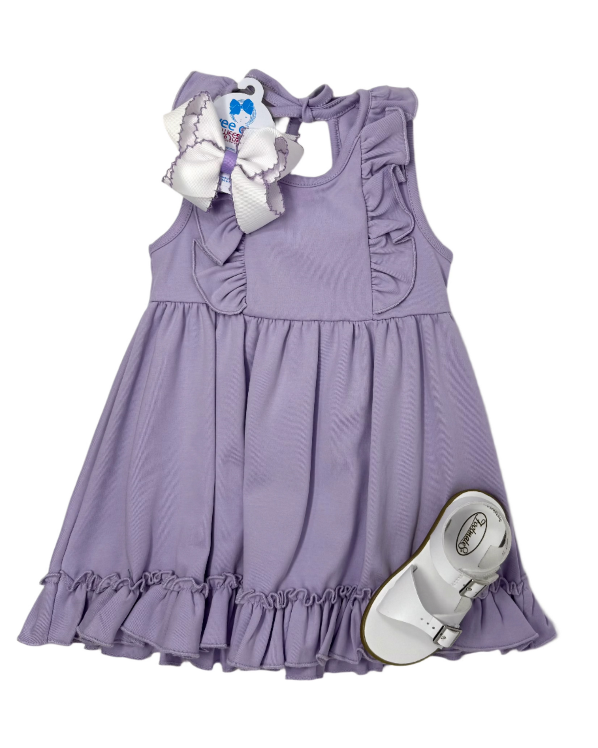 Emersyn Dress - Purple Girls Play Dresses Millie Jay