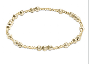 Extends - Hope Unwritten Dignity 4mm Bead Bracelet - Gold Bracelets enewton   