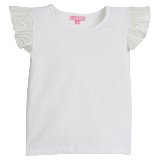 Eyelet Tank - White Girls Tops + Tees Bisby