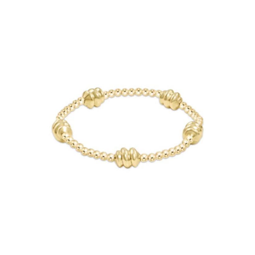 Extend Admire Gold 3mm Bead Bracelet - Gold Bracelets enewton