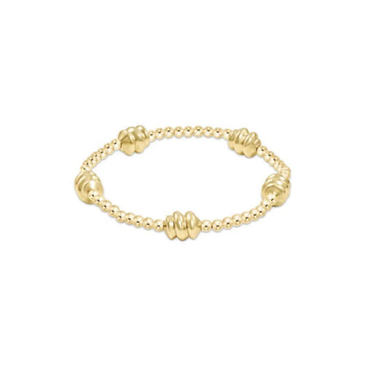 Extend Admire Gold 3mm Bead Bracelet - Gold Bracelets enewton