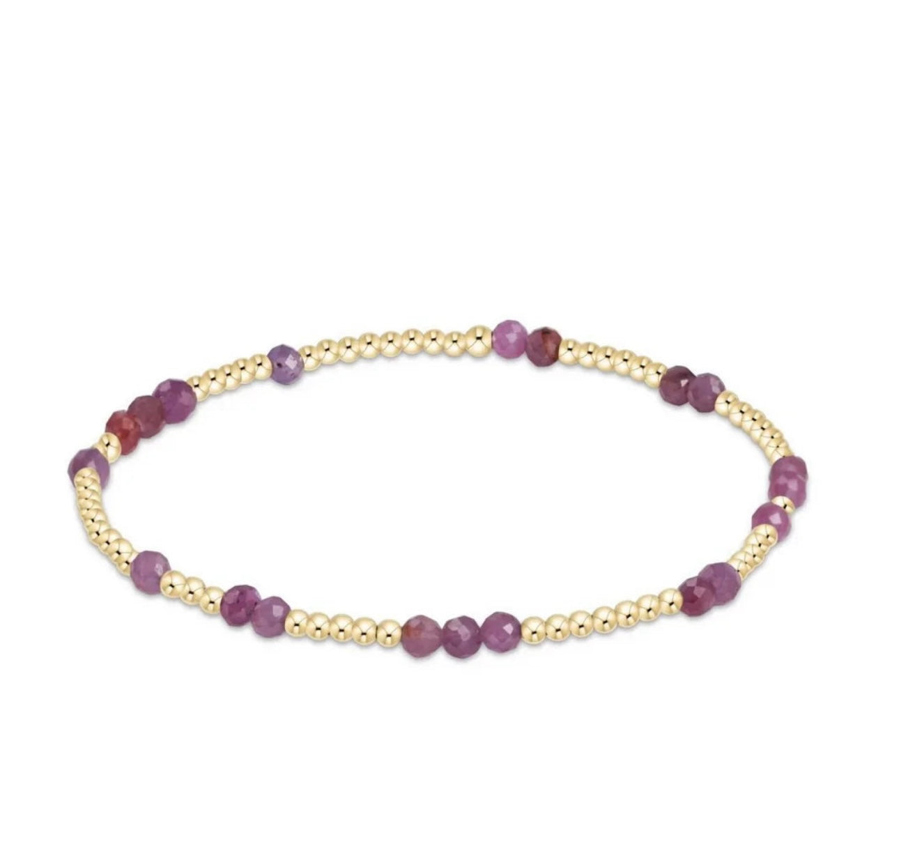 Hope Unwritten Gemstone Bracelet - Ruby Bracelets enewton