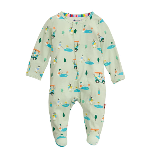 Fairway Fetch Modal Footie Baby Sleepwear Magnetic Me