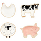 Farm Animal Tidbit Dishes - Assorted Kitchen + Entertaining Mudpie   