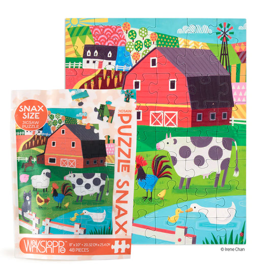 Farm Friends 48 Puzzle Snax Toys Werkshoppe