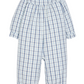 Finn Longall - Blue Ridge Plaid Boys Bubbles + Rompers Little English   