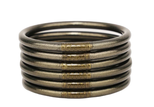 Flint All Weather Bangles (Set of 6) - LG Bracelets Budha Girl   