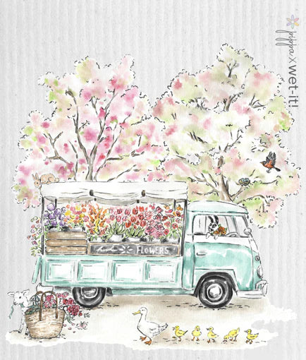 Pippa Flower Truck Kitchen + Entertaining Wet-It Swedish Treasures