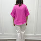 Flowy Popover S/S Shirt - Flamingo Tops Tribal