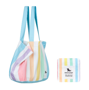 Foldaway Tote Bag - Unicorn Waves Self-Care Dock & Bay   