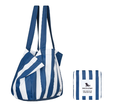 Foldaway Tote Bag - Whitsunday Blue Self-Care Dock & Bay   