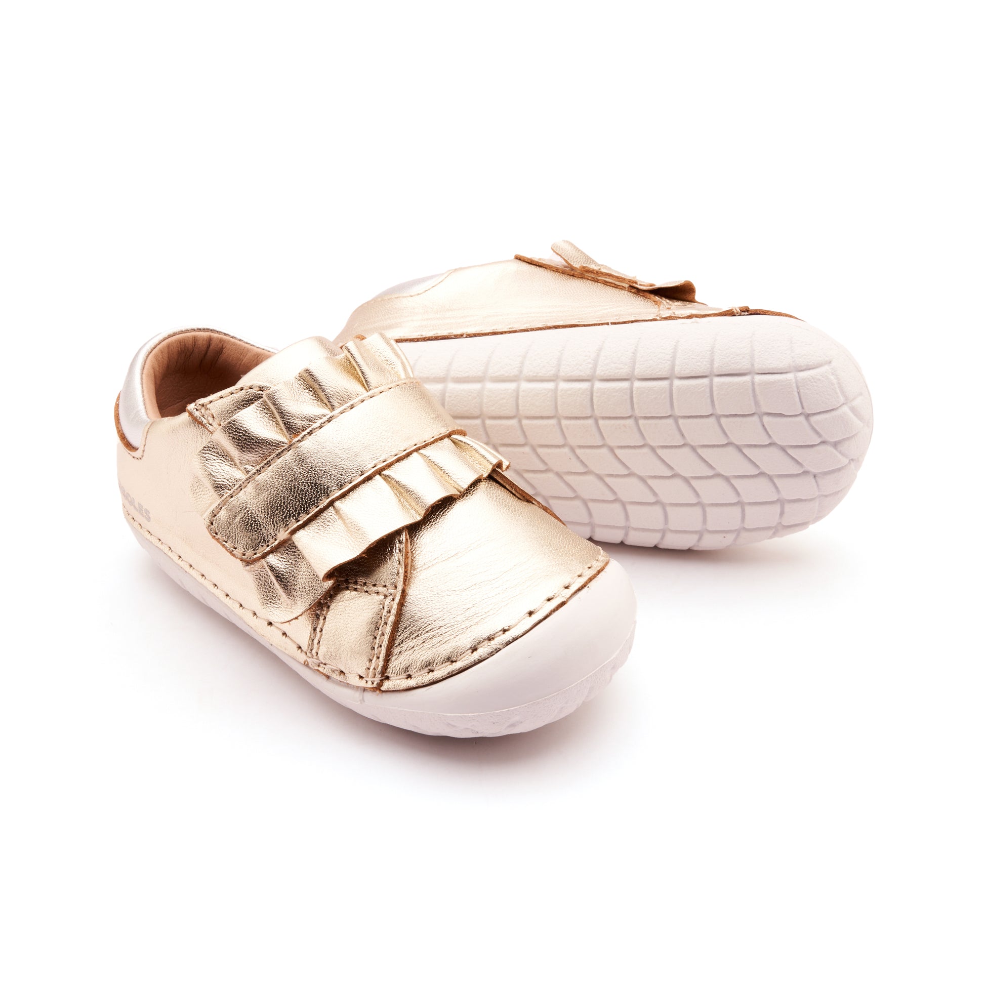 Frilly Pave - Gold/Silver Girls Shoes Old Soles   